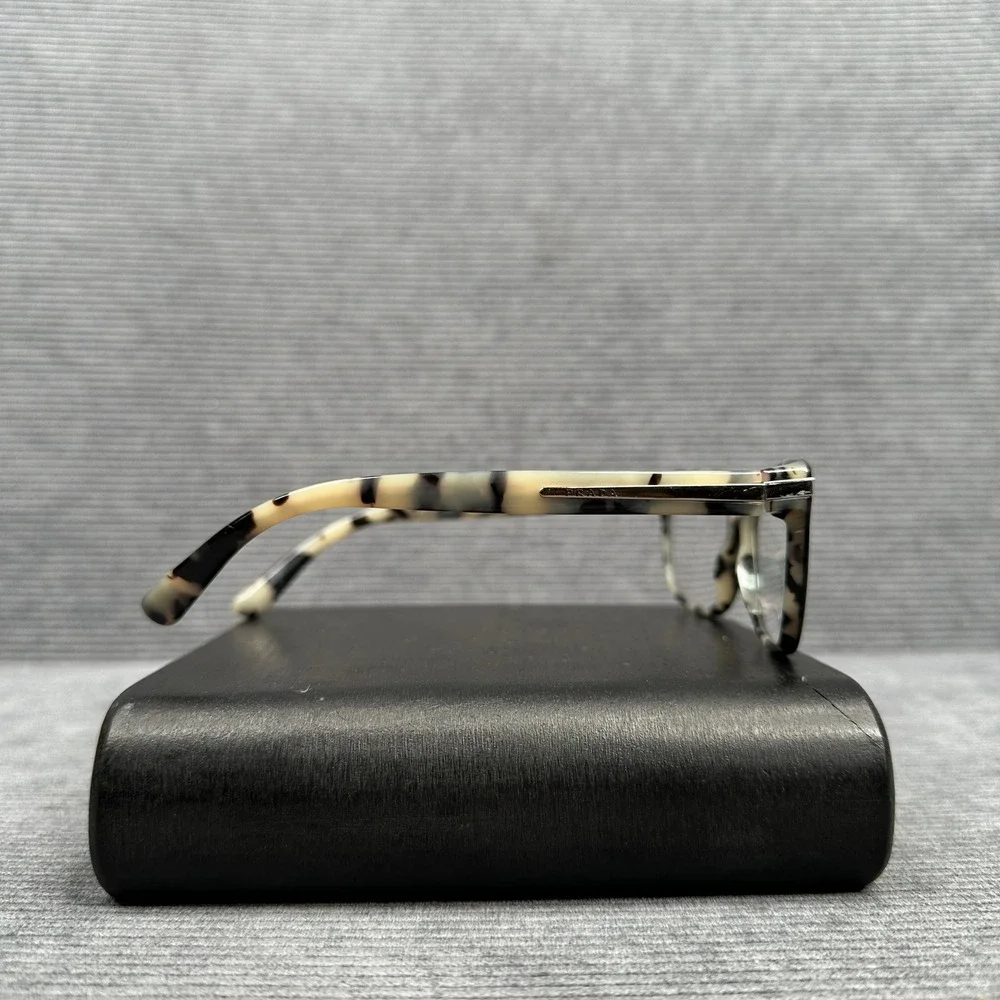 Prada VPR 10R Black Tortoise Shell Cat Eye Eyeglass Frames 53-17-140 Italy Y2k